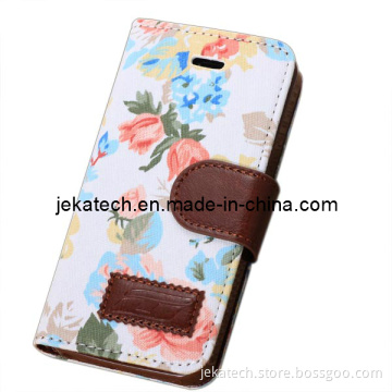 Flower Leather Case for Apple iPhone 5c